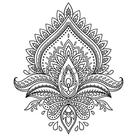 4.5 out of 5 stars 220. Image result for henna lotus drawing | Flower tattoo ...
