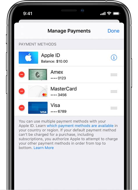 When an app requests location data, you can now choose between giving it your precise location or an. Change, add, or remove Apple ID payment methods - Apple ...