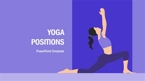 yoga positions powerpoint template slidemodel