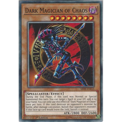 Yu Gi Oh Trading Card Game Dark Magician Of Chaos Sr08 En015