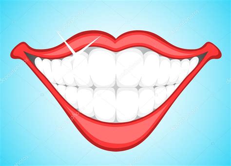 Smiling Teeth Clip Art Stock Vector Image By ©baavli 9787901