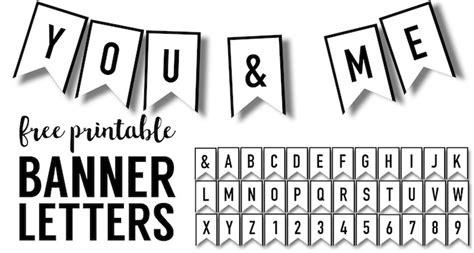 banner templates  printable abc letters paper trail