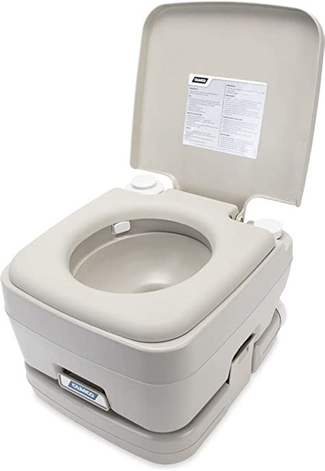 Camco Portable Travel Toilet Features Bellow Type Flush And Sealing