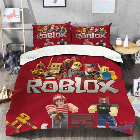 Roblox Bedding Set Roblox Duvet Cover Roblox Bed Set Roblox Etsy Ireland