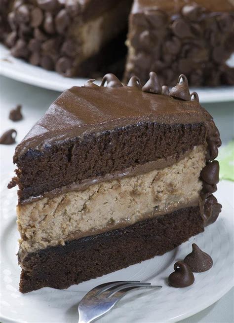 Unlike most chocolate cake recipes, hershey's does not call for sifting the dry ingredients before mixing the cake batter. Hershey's Chocolate Cheesecake Cake | Ultimate Chocolate ...