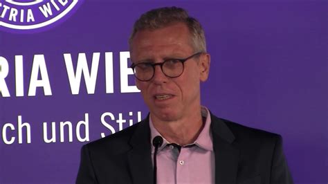 Bundesliga bis in die europa league. Austria Wien präsentiert den neuen Geschäftsführer-Sport ...