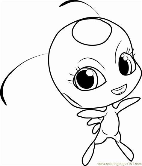 Miraculous Ladybug Coloring Page Luxury Tikki Coloring Page Free