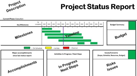 Provide You A Professional Project Status Report Template By Bedrockllc