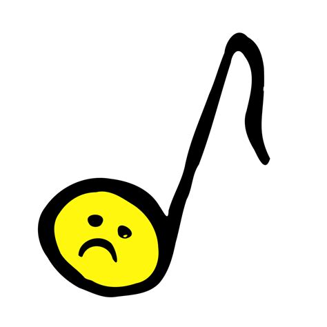 Unhappy Eighth Note Png Svg Clip Art For Web Download Clip Art Png