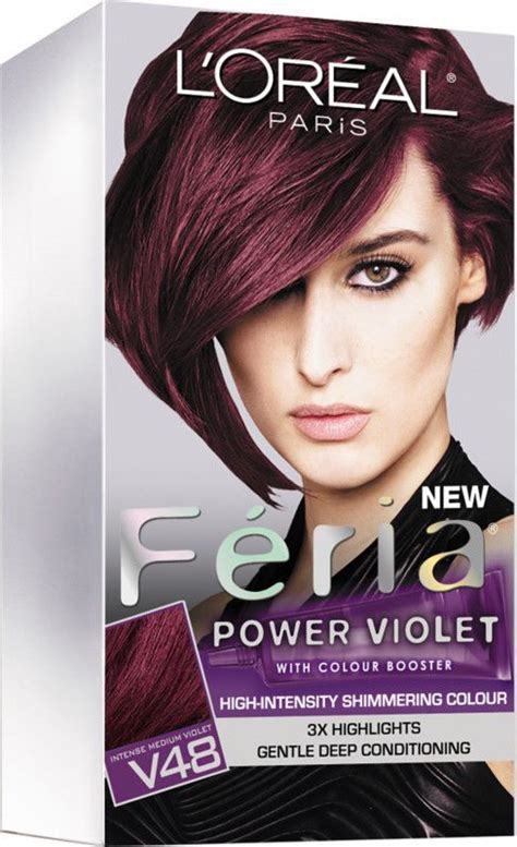 Loreal Feria High Intensity Shimmering Colour Hair Color Purple