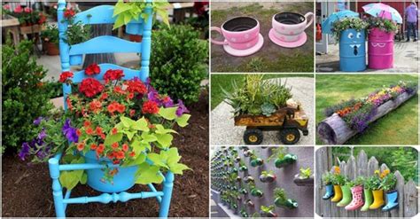 24 Incredible Garden Ideas From Recycled Materials Diy Garden Garden