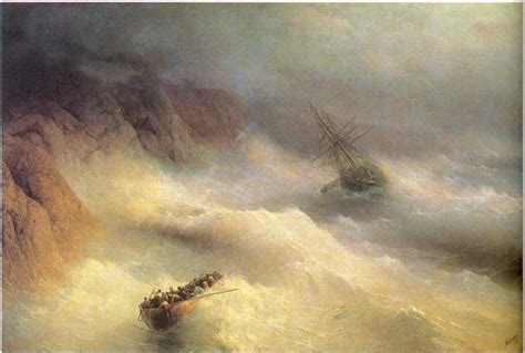 Tempest By Cape Aiya 1875 Ivan Aivazovsky WikiArt Org