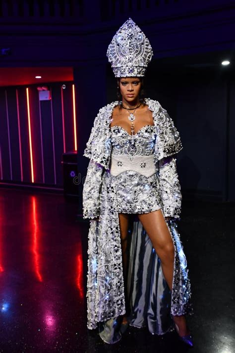 Rihanna Statue At Madame Tussauds In Times Square In Manhattan New