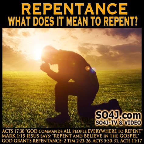 The Act Of Repentance