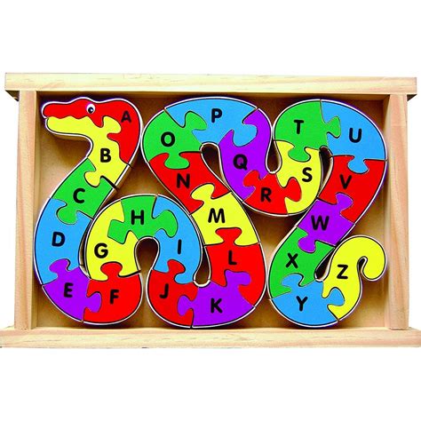 26 Pieces Alphabet Snake Jigsaw Puzzle | An imaginative way … | Flickr