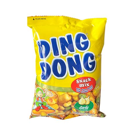 ding dong snack mix garlic flavor 100g lynne s food cravings