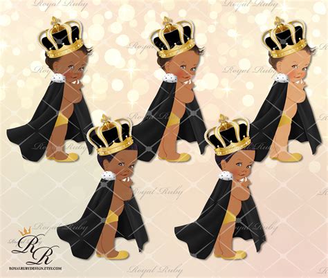 Royal Prince Black Gold Baby Boy African American Baby 3 Etsy