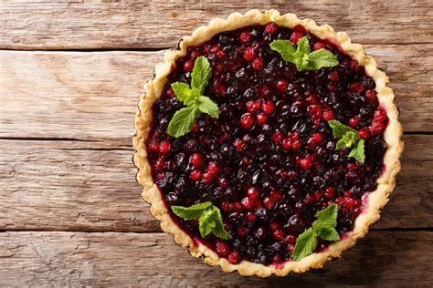 Recette tarte aux groseilles et au cassis