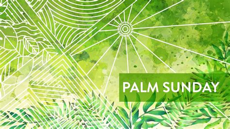 Online Worship Palm Sunday April 5 2020 Youtube