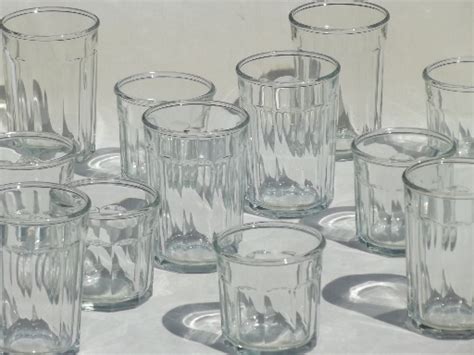 Crate And Barrel French Style Jelly Glasses Canning Jar Drinking Glasses