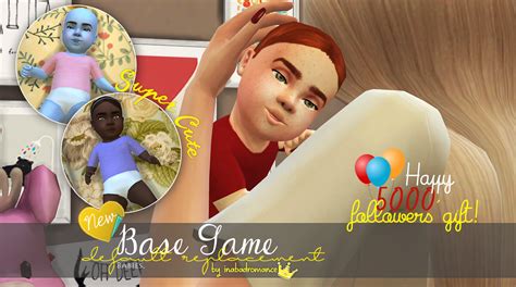 My Sims 4 Blog Default Replacement Baby Overrides By Inabadromance