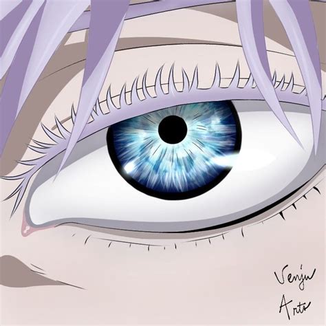 Gojou Satorus Eye Manga Eyes Jujutsu Anime Eyes