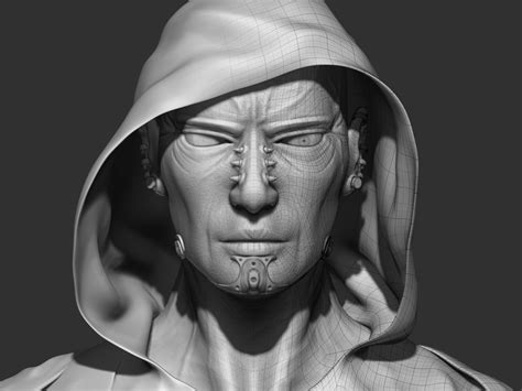 My First High Poly Character W I P R 3Dmodeling