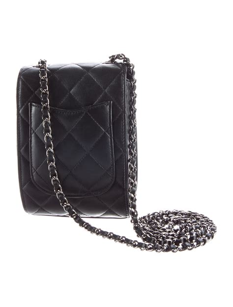 Chanel Crossbody Bag Black Paul Smith