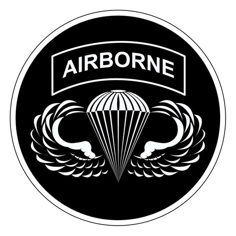 Airborne Stickers In 2020 Airborne Paratrooper Sticker Shop