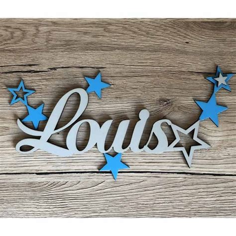 Cette plaque de porte est n'oubliez pas d'enregistrer le prénom dans le champ personnalisation en bas de page. Plaque de porte en bois personnalisée Prénom avec étoiles ...