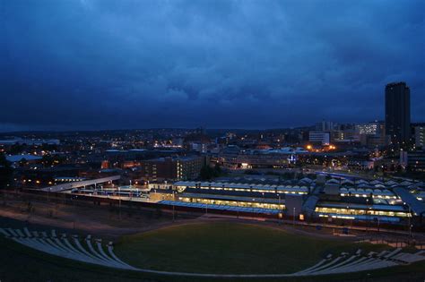 Sheffield Night Sheffield City View Night Kasun Flickr