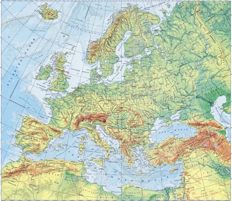 Karta Evrope Sa Drzavama Geografija Slijepa Karta Europe My XXX Hot Girl