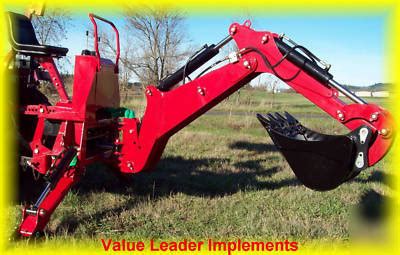 Dig Pto Powered Tractor Backhoe Bhm Cat Pt Hp
