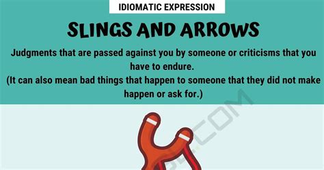 Slings And Arrows Meaning What Does This Helpful Idiomatic Phrase Mean