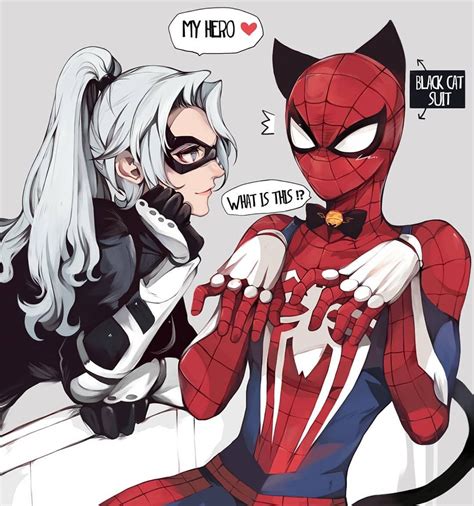 black cat suit spidermanps4 spiderman blackcat black cat marvel marvel spiderman