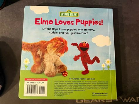 Elmo Loves Puppies Sesame Street By Andrea Posner Sanchez Book Used