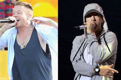 Eminems Back To Challenge White Rapper Macklemore Entertainment News