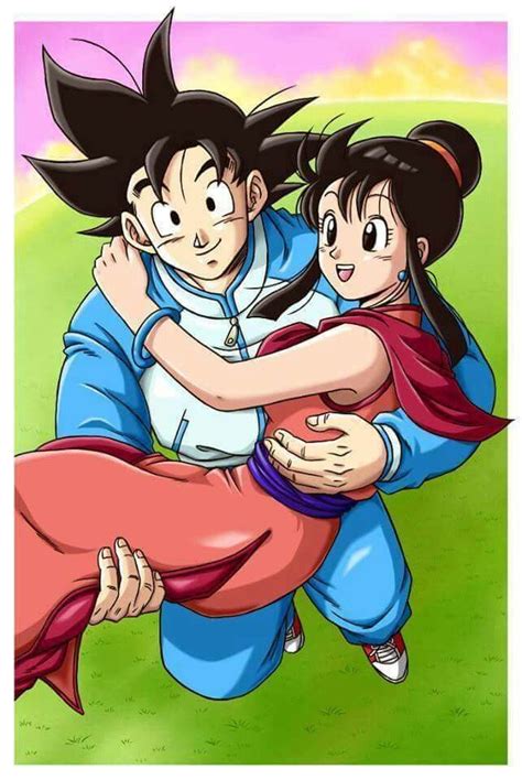 goku and chi chi dragon ball z c toei animation funimation and sony pictures television