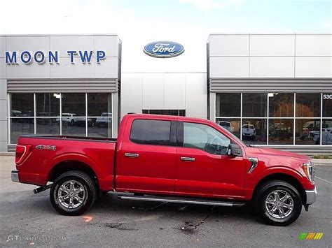 2021 Rapid Red Ford F150 Xlt Supercrew 4x4 143218881
