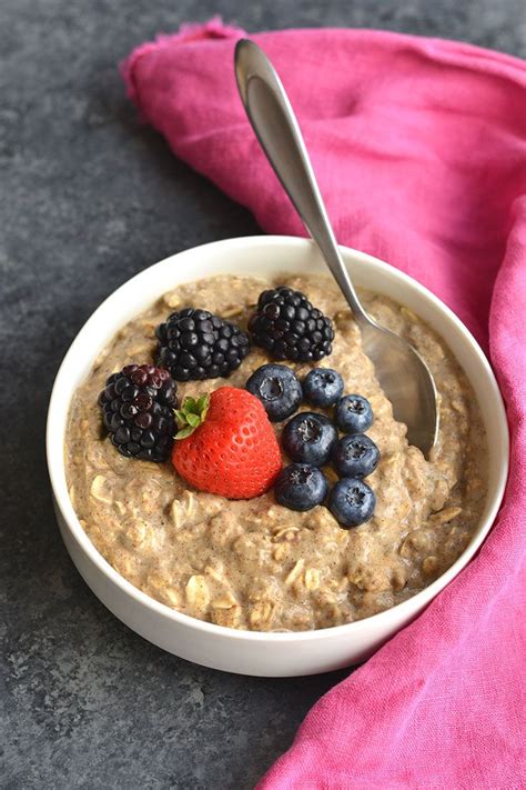 These overnight oats recipes pack everything from almond butter to chia seeds to coffee and coconut to excite your. High Protein Oatmeal, How To Make Healthier Oatmeal {GF ...