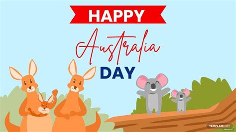 Australia Day Wallpaper Background In Eps Illustrator  Png Svg