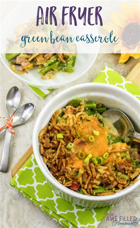 After 10 minutes, there's still some bite to the sprouts; Air Fryer Green Bean Casserole | Recipe | Green bean casserole, Greenbean casserole recipe ...