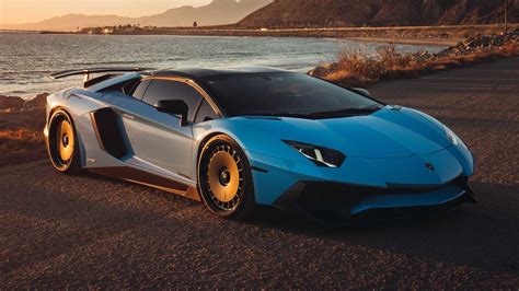 Lamborghini Aventador Sv Looks Even Better On Retro Inspired Wheels