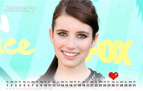 Emma Roberts Calendar Unofficial Exclusive Release 照片 从 Antonina 照片图像 图像