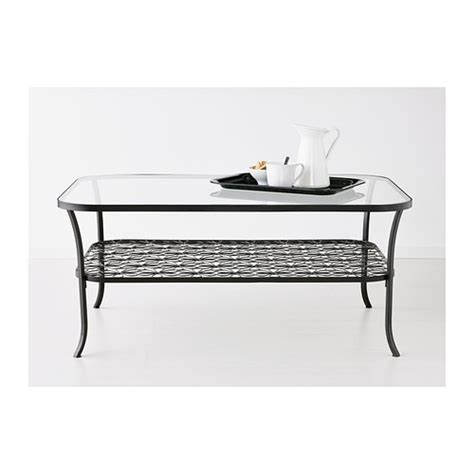 The tabletop in tempered glass is stain resistant and easy to clean. KLINGSBO Coffee table - IKEA
