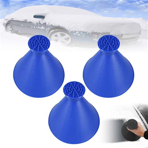 Ylxt Ice Scraper Car Windshield Snow Removal Tools Cone Shaped Ice