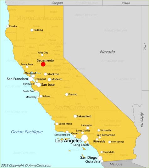 Californie Carte Carte