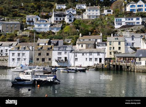 Polperro Cornish Fishing Village Cornwall England Ukgb Stock Photo Alamy