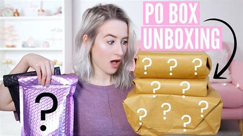 huge surprise po box unboxing sophie louise youtube