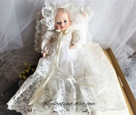 Danbury Mint Baby Doll Emily In Christening Dress Etsy